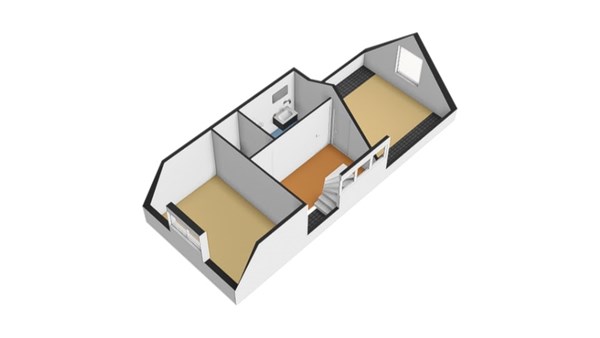 Floorplan - Schoonderloostraat 201, 3024 TT Rotterdam